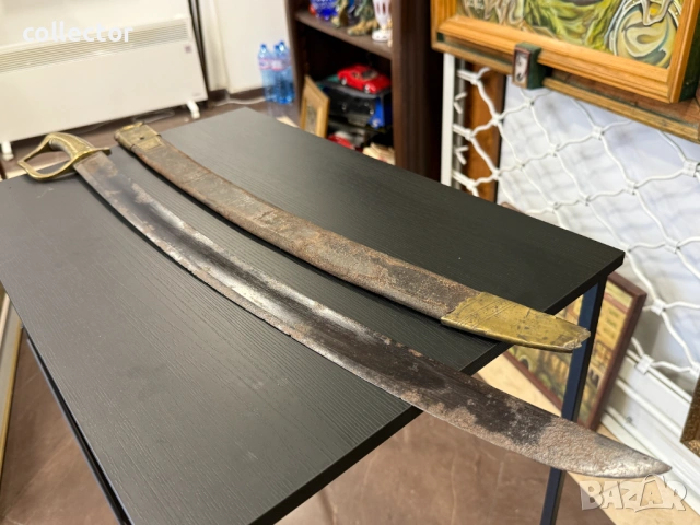 Френска пехотна сабя с кания. №7939, снимка 8 - Антикварни и старинни предмети - 53798168