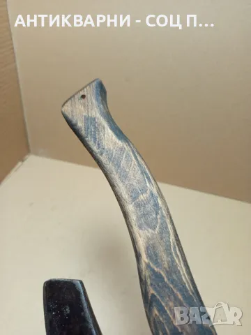 Стара Ръчно Кована Ловно Рибарска Брадвичка Номер 3. Тегло 0.650кг., снимка 10 - Антикварни и старинни предмети - 50436395