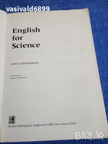 FRAN ZIMMERMAN - ENGLISH FOR SCIENCE , снимка 4 - Чуждоезиково обучение, речници - 48359330