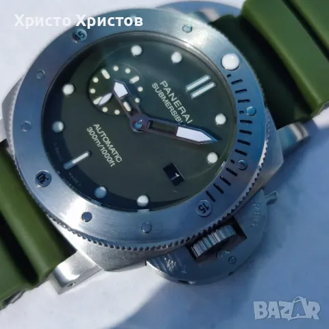 Мъжки луксозен часовник Panerai Submersible , снимка 4 - Мъжки - 47182983