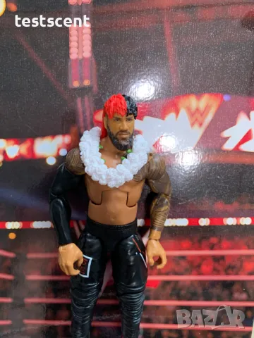 Екшън фигура WWE Jey Uso Джей Усо The Bloodline ELITE Mattel figure играчка, снимка 8 - Колекции - 49511499