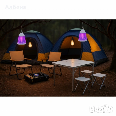 Къмпинг комплект за четирима – Комфорт и практичност сред природата, снимка 2 - Къмпинг мебели - 53479453
