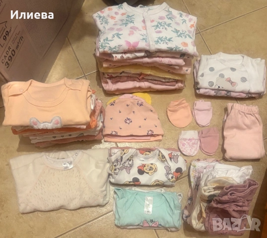 Бебешки дрехи много запазени, снимка 4 - Комплекти за бебе - 53736508