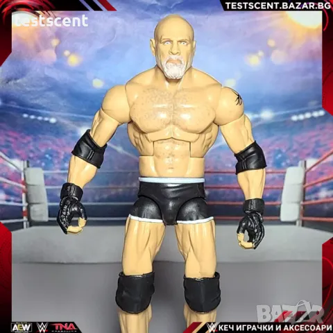 Екшън фигура WWE Bill Goldberg Бил Голдбърг Mattel Elite Series Top Picks, снимка 12 - Колекции - 48430026