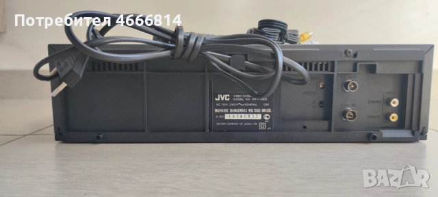 Видео JVC VHS, снимка 3 - Плейъри, домашно кино, прожектори - 54275031