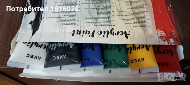ПРОМОЦИЯ. Комплекти от 6 цвята акрилни бои., снимка 14 - Картини - 50669514