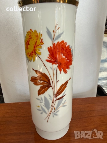 Баварска порцеланова ваза Creidlitz. №7756, снимка 2 - Антикварни и старинни предмети - 52822043