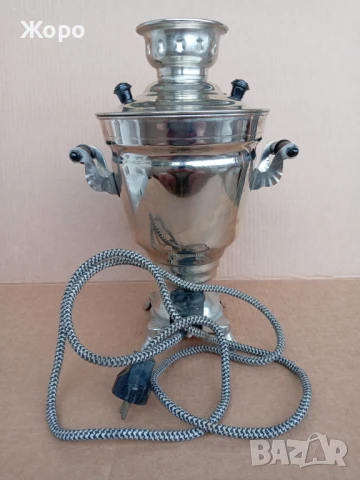 самовар работещ СССР 1981 година, снимка 3 - Антикварни и старинни предмети - 50671406