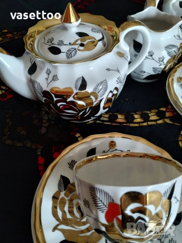 Костен порцелан Вербилки, снимка 5 - Сервизи - 54018976