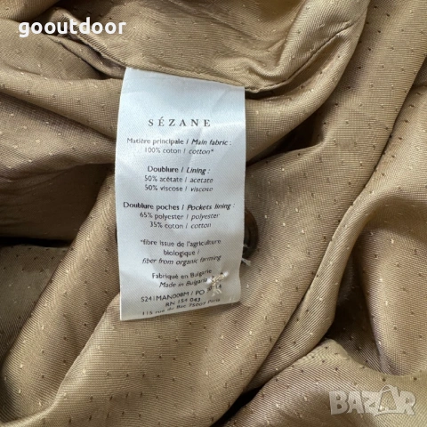 Sézane Scott Trench Coat (38), снимка 5 - Палта, манта - 53778001