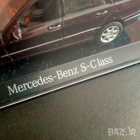 Колекционерска количка Mercedes-Benz S Сlass Maisto 1/43, снимка 4 - Колекции - 46128914