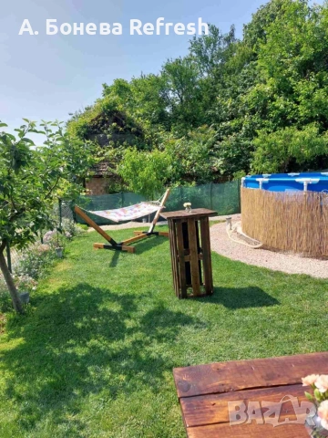 Ръчно изработени луксозни стойки за хамак +ПОДАРЪК хамак, снимка 4 - Градински мебели, декорация  - 54207653