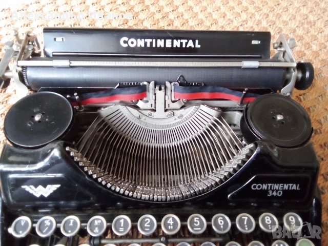 Германска пишеща машина CONTINENTAL 1936 г., снимка 2 - Антикварни и старинни предмети - 53130382