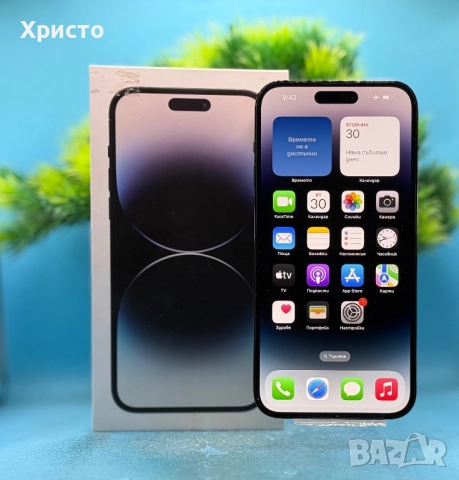 Apple iPhone 14 Pro Max, 128GB, 6GB RAM, 5G, Space Black, снимка 3 - Apple iPhone - 51915123