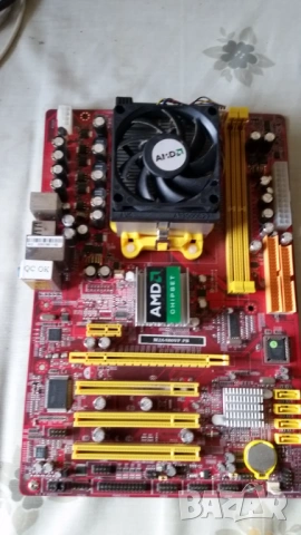 Jetway M2A480VP Дънна платка+Процесор+Охладител