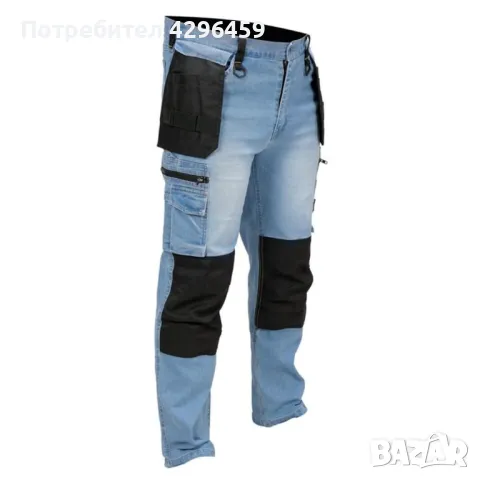 Работен панталон Дънков, еластичен YATO JEANS WORK / S - 2XL, снимка 2 - Панталони - 48064813