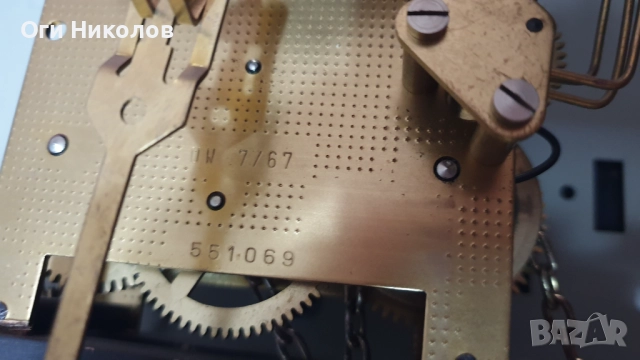 Немски паркетен часовник  " Urgos " , снимка 12 - Антикварни и старинни предмети - 52016935