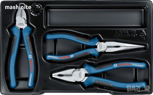 Комплект клещи 3 броя Professional 1 600 A01 6BG Bosch, снимка 2 - Други инструменти - 45498219
