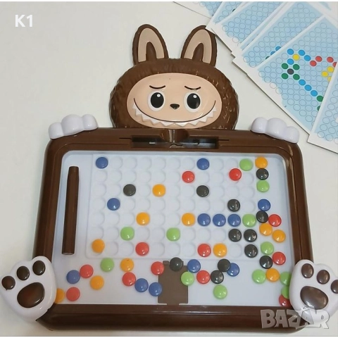 Магнитна дъска за рисуване Лило и Стич/Лабубу/Соник Stitch Labubu Sonic, снимка 3 - Образователни игри - 52517314