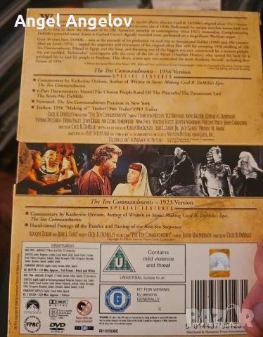 The Ten Commandments (DVD, 2006), снимка 2 - DVD филми - 46110907