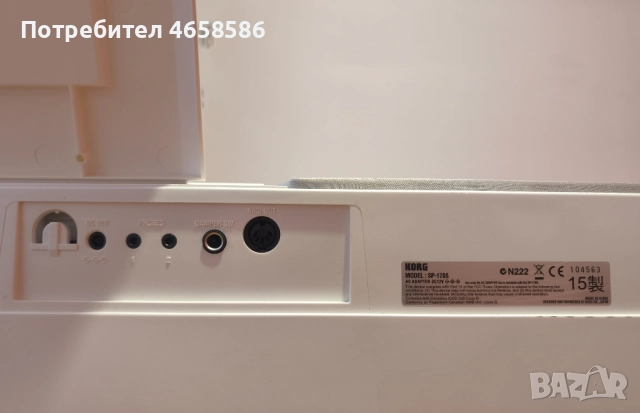 Дигитално пиано Korg SP-170S White, 88 клавиша, снимка 4 - Пиана - 52511335