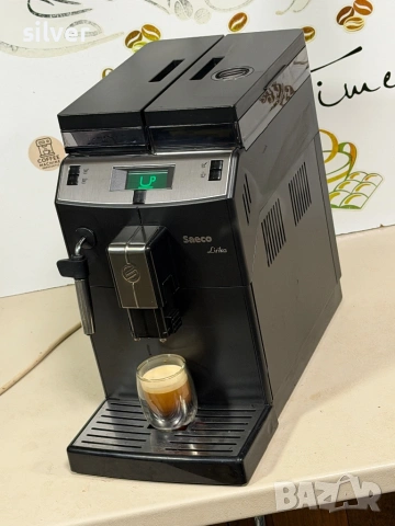 Кафемашина кафе автомат Saeco Lirika с гаранция, снимка 2 - Кафемашини - 53080723