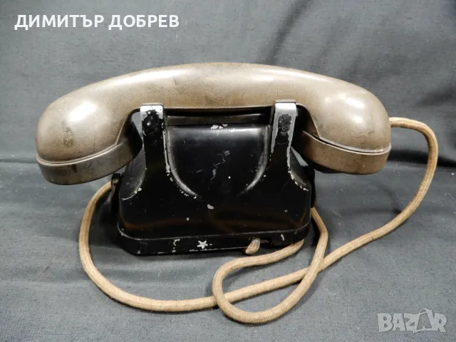 СТАР РЕТРО МЕТАЛЕН ТЕЛЕФОН С ШАЙБА ОФИС ДЕКОРАЦИЯ, снимка 7 - Антикварни и старинни предмети - 49985482