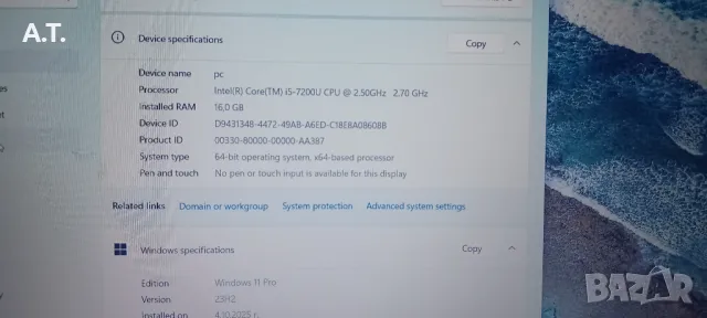 HP 250 G6, снимка 2 - Лаптопи за работа - 49462067