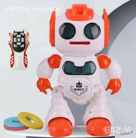 Робот с дистанционно и пулове, светлини и музика, танцуващ, снимка 10 - Други - 52714201