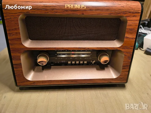 PRUNUS J-199 Retro Radio Bluetooth, AM FM SW Nostalgia Radio захранвано от батерии, преносимо радио, снимка 9 - Радиокасетофони, транзистори - 49533594