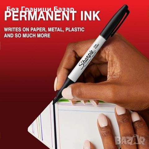 Нов Празничен сет Sharpie 25 перманентни маркера – наситени цветове, снимка 3 - Други - 52227689