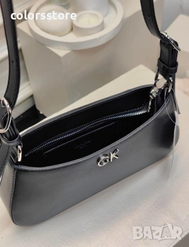 Черна чанта Calvin Klein-IM44ü, снимка 4 - Чанти - 54138275