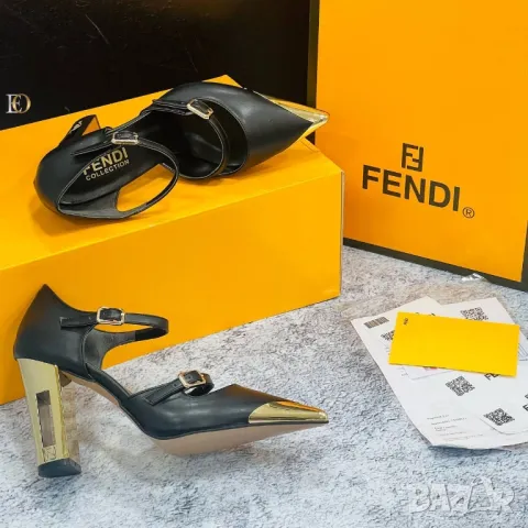 дамски обувки на ток fendi, снимка 2 - Дамски ежедневни обувки - 46935099