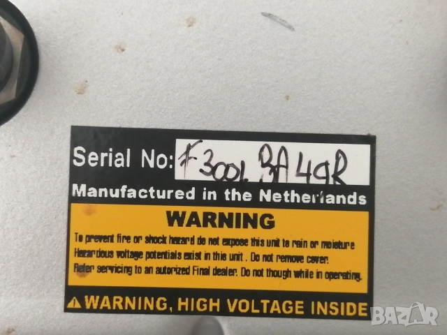 Електростатични тонколони Final Sound 300i, снимка 9 - Тонколони - 51731033