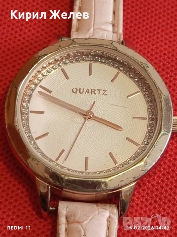 Елегантен дизайн дамски часовник много красив 42338, снимка 5 - Дамски - 53484468