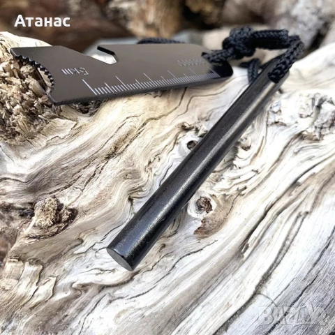 Ferro Rods 8x80 мм - Професионална магнезиева запалка за екстремни условия, снимка 3 - Къмпинг мебели - 53428044