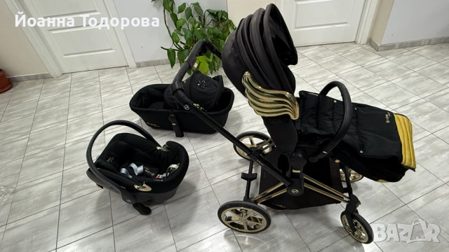 CYBEX Priam Platinum от Jeremy Scott, снимка 3 - Детски колички - 53986635