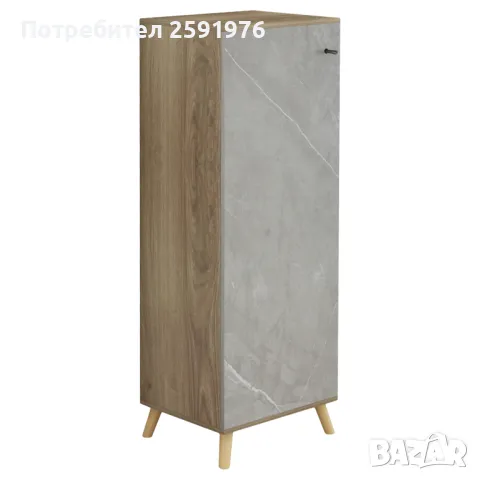 Шкаф за обувки Puzzle-home HM8954, ПДЧ, 4 цветови комбинации,50Χ38Χ135, снимка 1