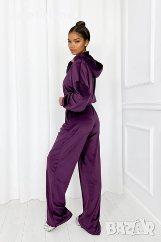 Дамски велурен комплект от две части Cloud, 3цвята , снимка 8 - Комплекти - 52698904