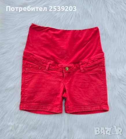 Къси дънки за бременни H&M размер С, снимка 1