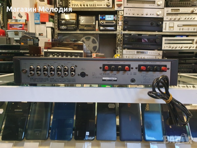Усилвател LUXMAN L-113A В отлично техническо и визуално състоя техническо и визуално слно състояние., снимка 8 - Ресийвъри, усилватели, смесителни пултове - 33990906