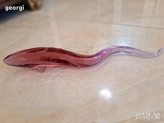 стъклена змиорка Murano , снимка 2 - Декорация за дома - 51088595