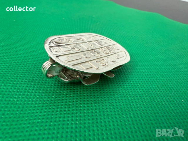 Сребърна висулка скарабей / бръмбар. №7437, снимка 11 - Колиета, медальони, синджири - 51942509