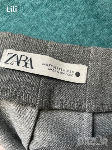 Дълга пола Zara Зара сива размер XS, снимка 4 - Поли - 46167336