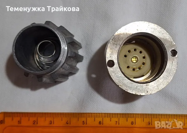 9-пинов керамичен цокъл с алуминиев кожух, снимка 4 - Други - 49149017