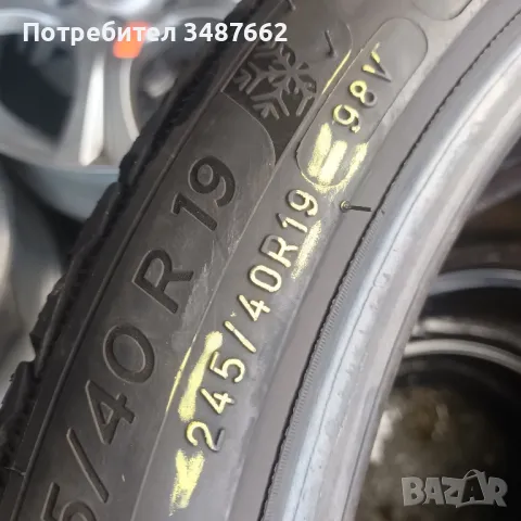 245 40 19 Michelin  alpin 5  2бр зимни дот 2019г , снимка 7 - Гуми и джанти - 47256365