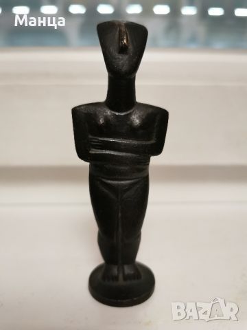 Стара бронзова фигура, снимка 1 - Антикварни и старинни предмети - 46037583