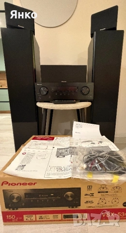 Pioneer VSX-534 + 5.0 колони | Домашно кино | ТОП състояние, снимка 8 - Ресийвъри, усилватели, смесителни пултове - 53929824