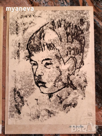 Стари графики от СОЦА на Мария Цокова. , снимка 5 - Картини - 50527175