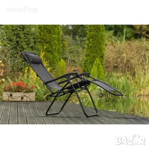 Шезлонг/Стол За плаж/градина/тераса, Сгъваем, Нулева гравитация, Облегалка за глава , снимка 4 - Други инструменти - 49750465